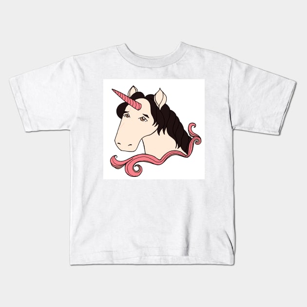 Kylo Ren Unicorn2 Kids T-Shirt by RekaFodor